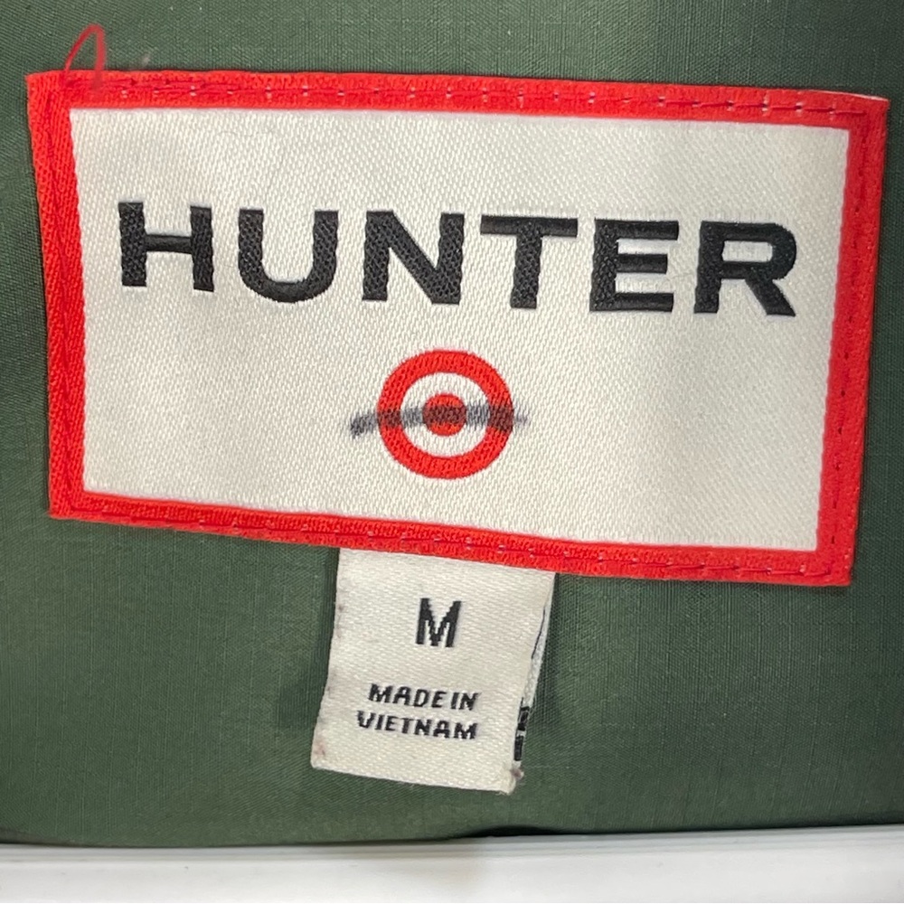 Hunter for Target Green 1/4 Zip Pullover Raincoat Jacket Windbreaker Mens Medium - Picture 6 of 13